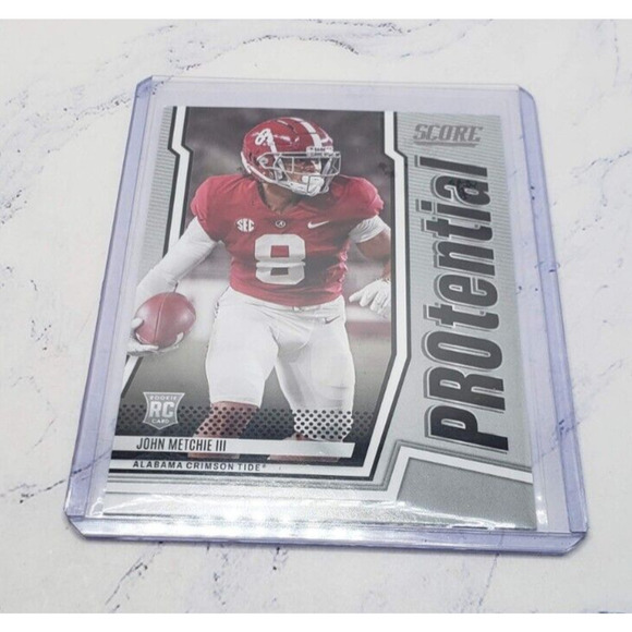 2022 Panini Score Football - John Metchie III #P-JM Protential Rookie Card RC - Picture 3 of 4